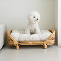Rattan Dog Bed Rattan Dog Kennel For Small And Medium-Sized Dogs