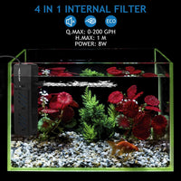 Adjustable Fish Tank Filter for 10-50 Gallon Fish Tank - BIG FRENCHIES