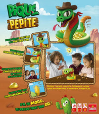 MEACAOFG Electric rattlesnake toys snake tail scary children's desktop parents and children interact with the whole person spoof creative games trickery