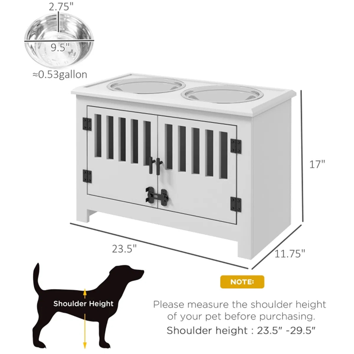 Dog Food Storage Cabinet