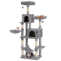 Elevate Your Cat's Playtime with the Timmins 78.3" Multi-Level Cat Tree - Cozy Condos & Scratching Posts Included! - BIG FRENCHIES