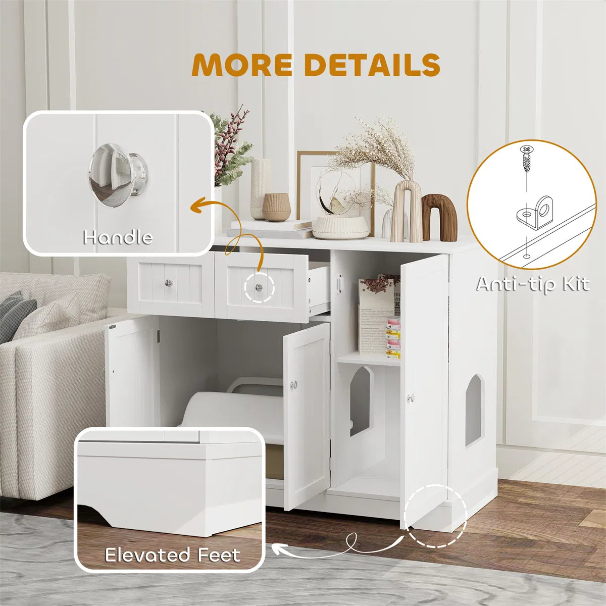 Cat Litter Box, Cat Litter Box Enclosure
