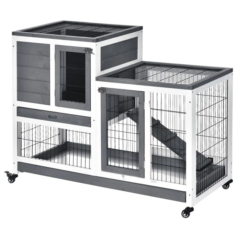 Wooden Rabbit Cage
