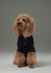 GLACIER PET SWEATER - NAVY