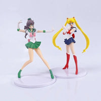 5pc Sailor Moon Anime Figures, Minako Aino, Rei Hino, Ami Mizuno, Usagi Tsukino, Makoto Kino Anime Figurine 7 in