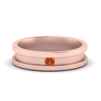 Single Stone Mens Promise Ring