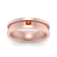 Single Stone Mens Promise Ring