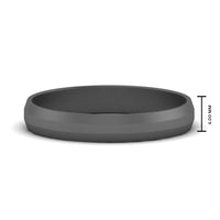 Wedding Band Beveled Edge Matte