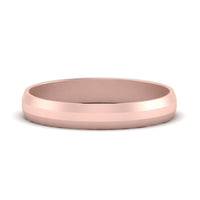 Wedding Band Beveled Edge Matte