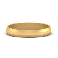 Wedding Band Beveled Edge Matte