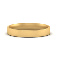 Light Weight Flat 4 mm Mens Wedding Band