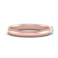 Rope Design Comfort Fit Mens Band