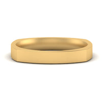 Square Comfort Fit Mens Wedding Band