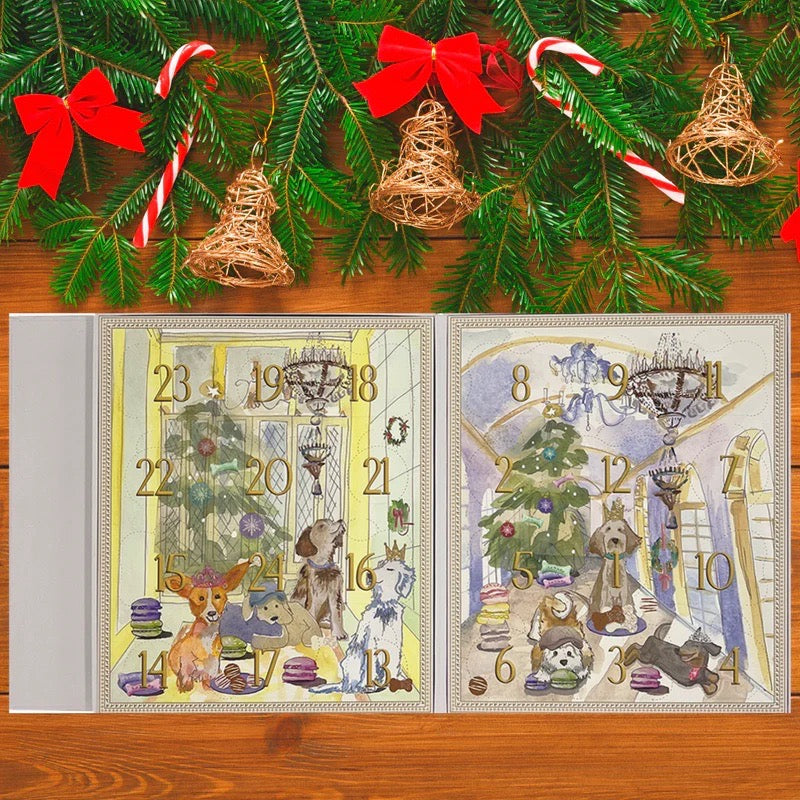 Dog Treats Advent Calendar - 24 Holiday Treats for Dogs - BIG FRENCHIES