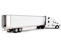Freightliner Fifth Generation Cascadia Raised Roof Sleeper & 53' Utility Trailer with Skirts White 1/64 Diecast Model by DCP/First Gear