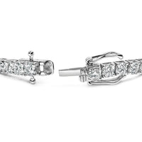 14K White Gold 2.00 Cttw Prong Set Lab Grown Round Diamond Classic Tennis Bracelet (F-G Color, VS2-SI1 Clarity) - 7.25"