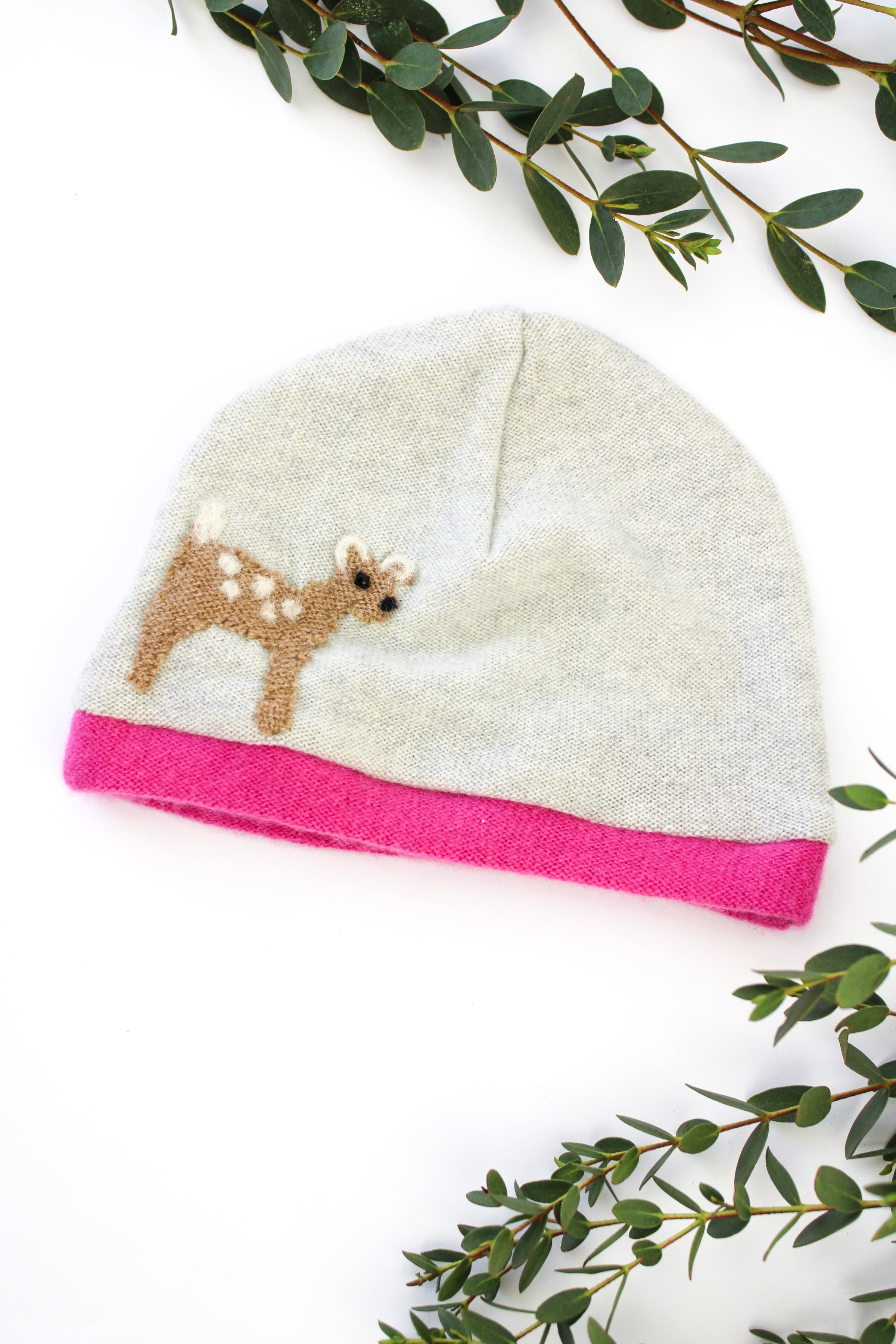 Fawn Cashmere Hat - Baby - BIG FRENCHIES