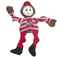 NCAA Ohio State University, Brutus the Buckeye Knottie® Plush Dog Toy - BIG FRENCHIES