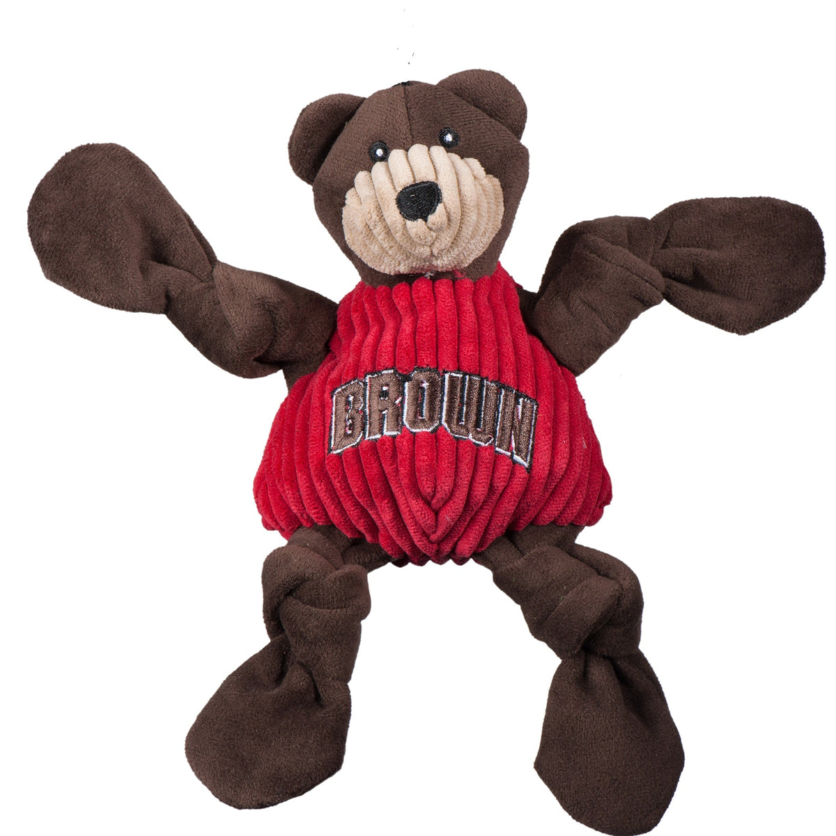 NCAA Brown University, Bruno the Bear Knottie® Plush Dog Toy - BIG FRENCHIES
