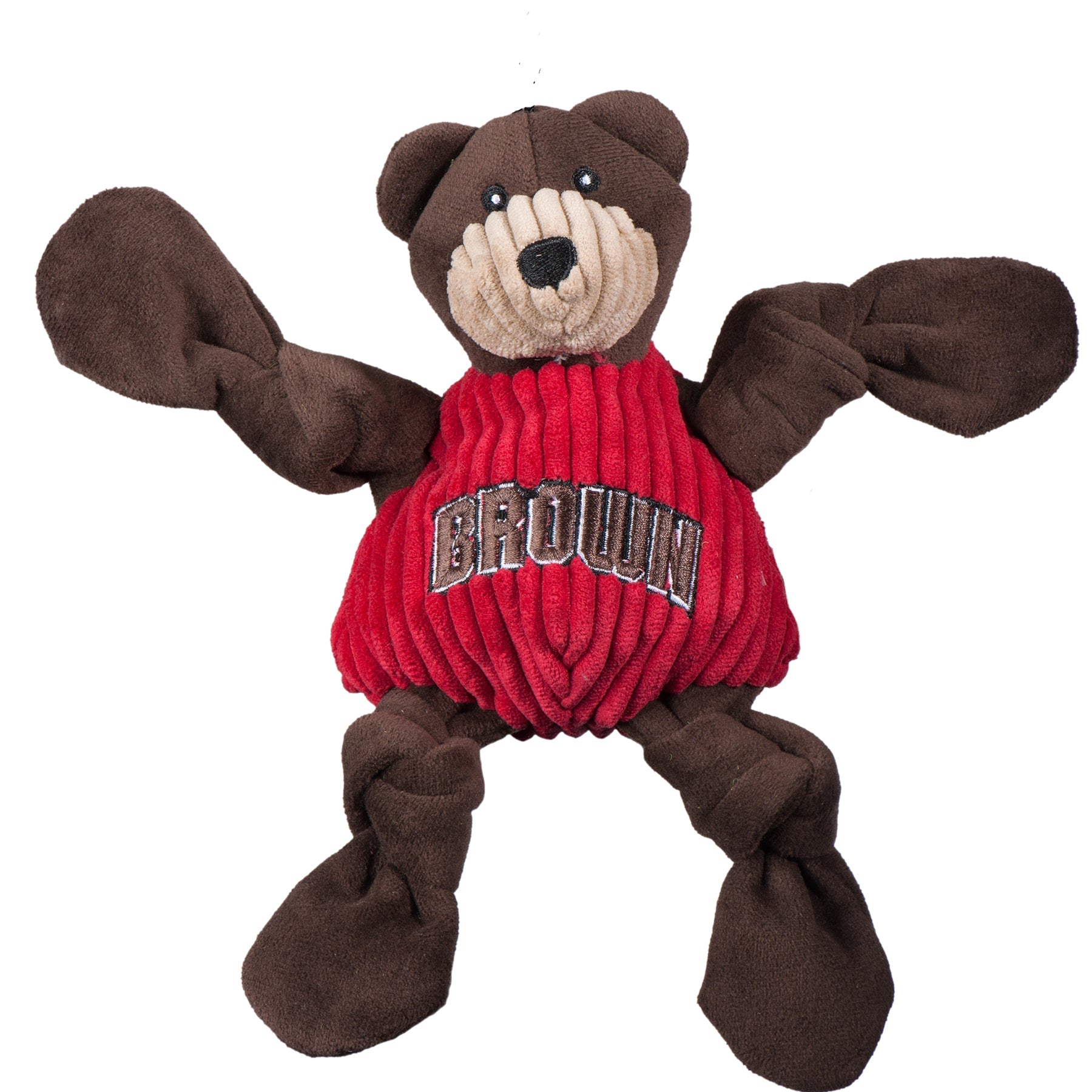 NCAA Brown University, Bruno the Bear Knottie® Plush Dog Toy - BIG FRENCHIES