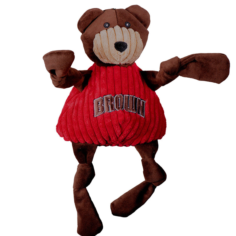 NCAA Brown University, Bruno the Bear Knottie® Plush Dog Toy - BIG FRENCHIES