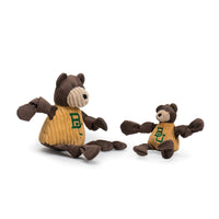 NCAA Baylor University, Bruiser the Bear Knottie® Plush Dog Toy - BIG FRENCHIES