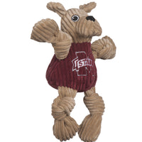 NCAA Mississippi State University, Bully the Bulldog Knottie® Plush Dog Toy - BIG FRENCHIES
