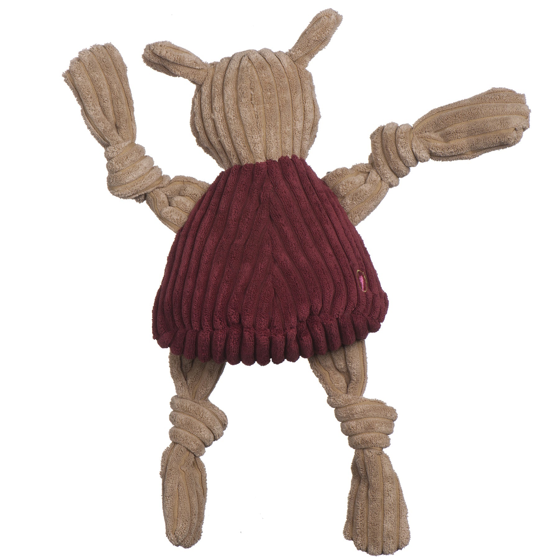 NCAA Mississippi State University, Bully the Bulldog Knottie® Plush Dog Toy - BIG FRENCHIES