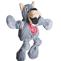 NCAA North Carolina State University, Mr. Wuf Knottie® Plush Dog Toy - BIG FRENCHIES