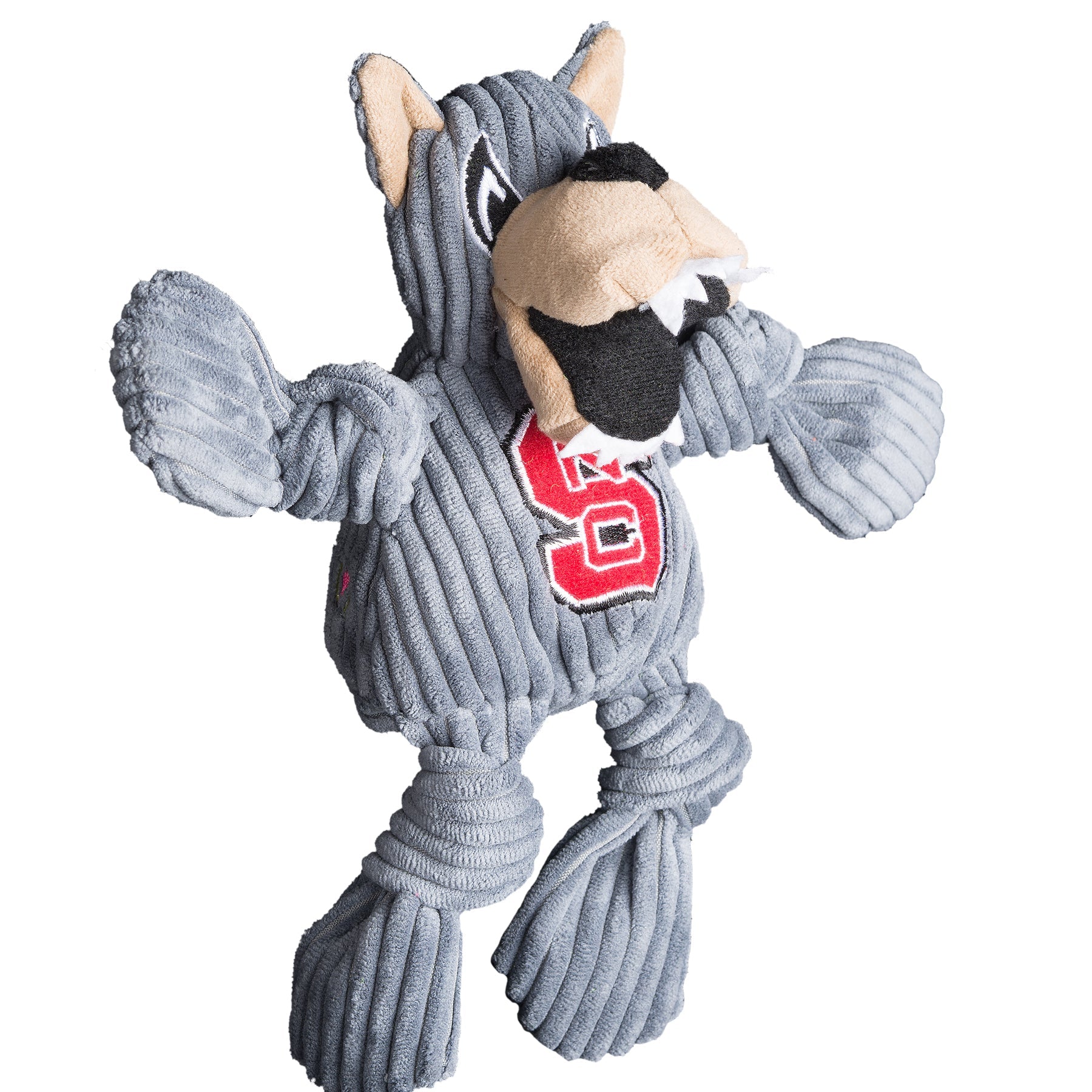 NCAA North Carolina State University, Mr. Wuf Knottie® Plush Dog Toy - BIG FRENCHIES