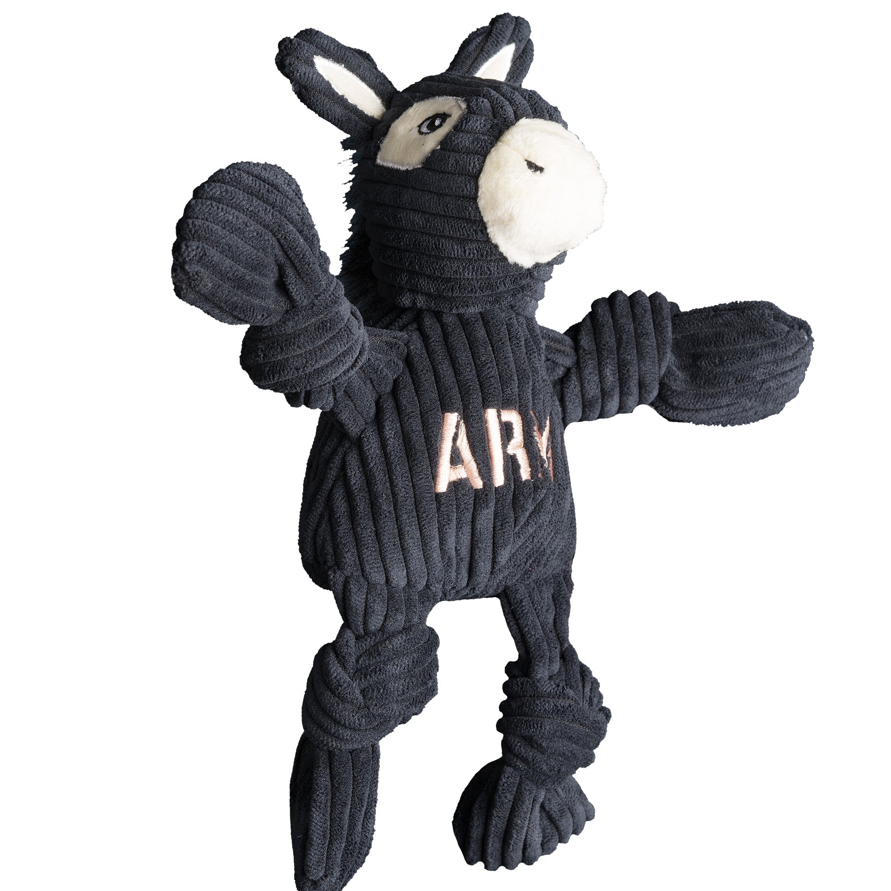 NCAA U.S. Military Academy, Army Mule Knottie® Plush Dog Toy - BIG FRENCHIES