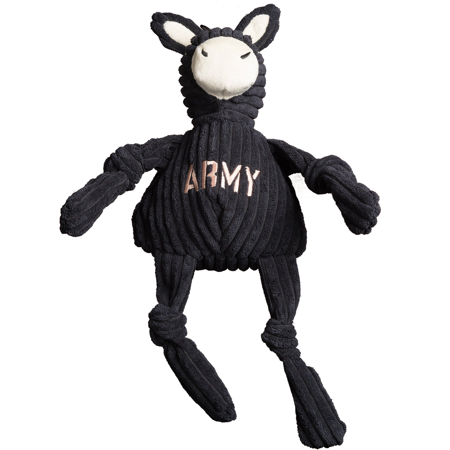 NCAA U.S. Military Academy, Army Mule Knottie® Plush Dog Toy - BIG FRENCHIES