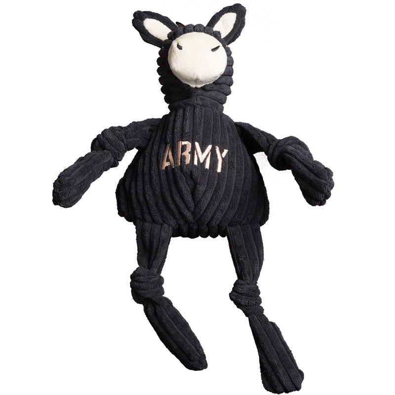 NCAA U.S. Military Academy, Army Mule Knottie® Plush Dog Toy - BIG FRENCHIES