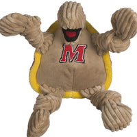 NCAA University of Maryland - Testudo the Terrapin Knottie® Plush Dog Toy - BIG FRENCHIES
