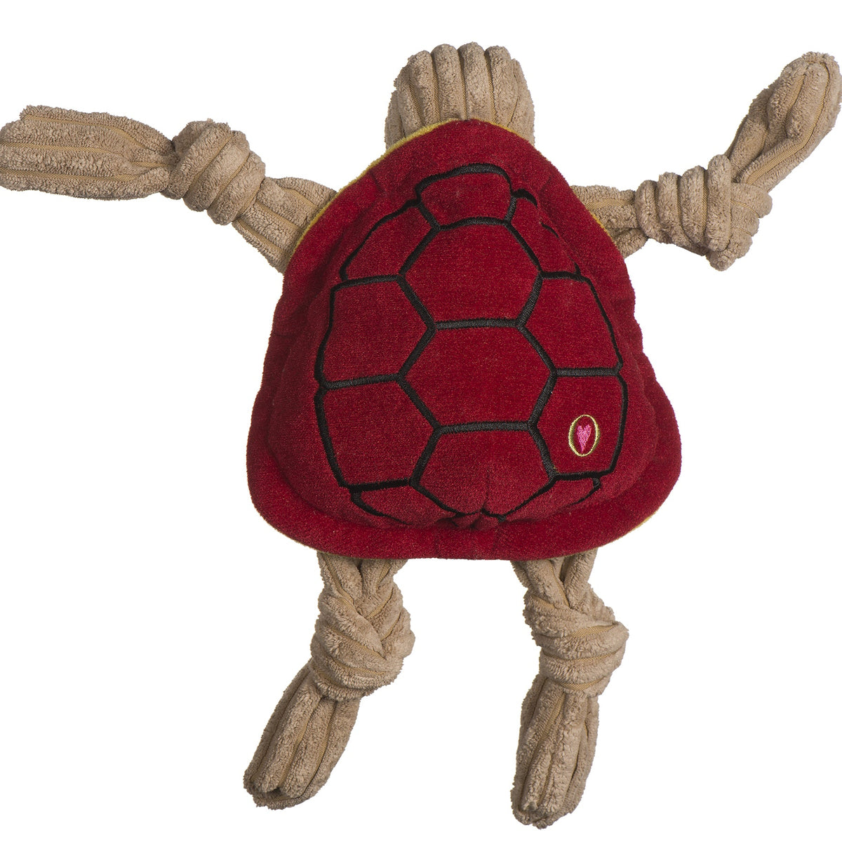 NCAA University of Maryland - Testudo the Terrapin Knottie® Plush Dog Toy - BIG FRENCHIES
