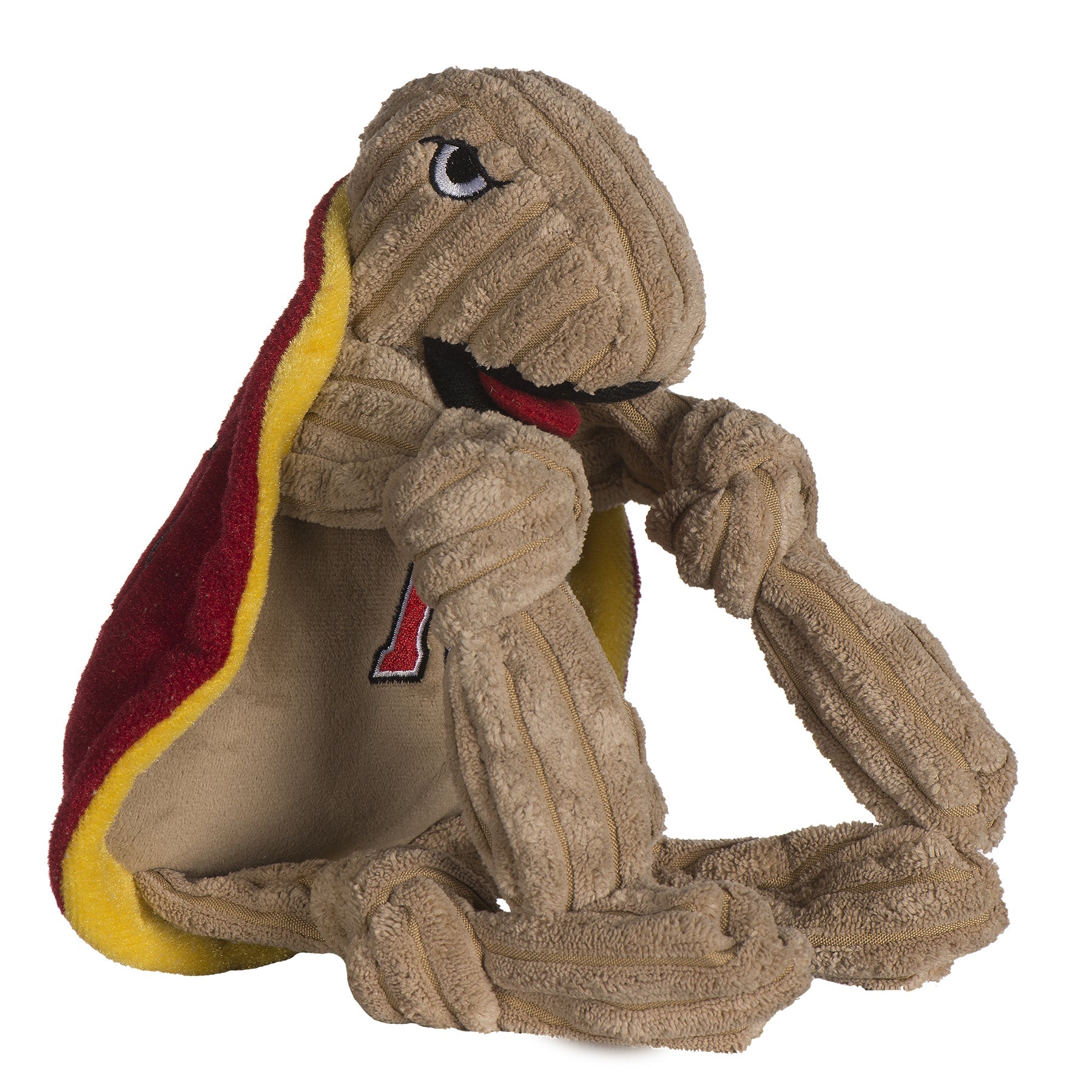 NCAA University of Maryland - Testudo the Terrapin Knottie® Plush Dog Toy - BIG FRENCHIES