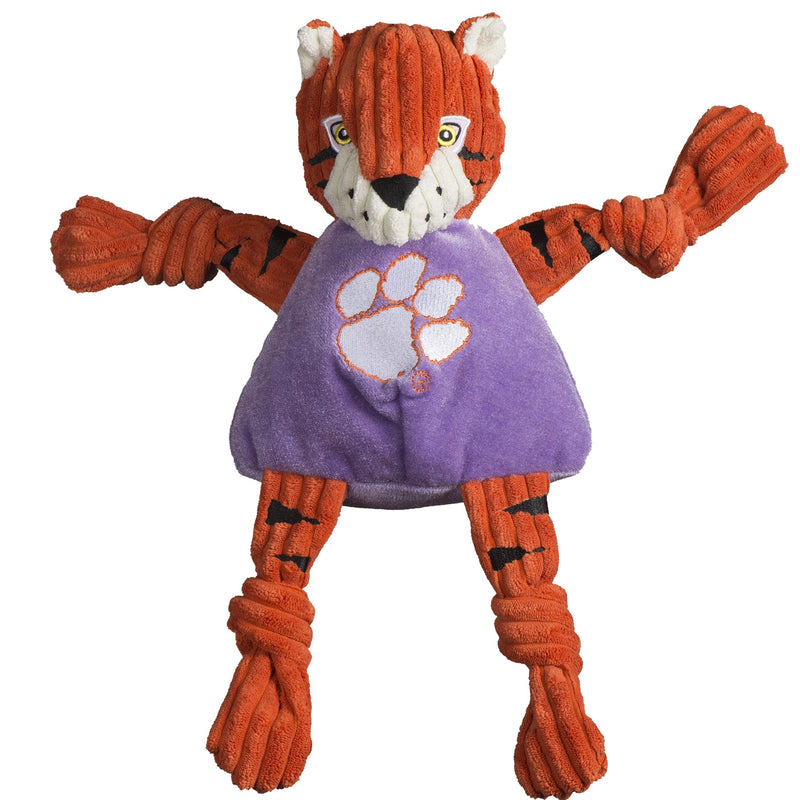 NCAA Clemson University, The Tiger Knottie® Plush Dog Toy - BIG FRENCHIES