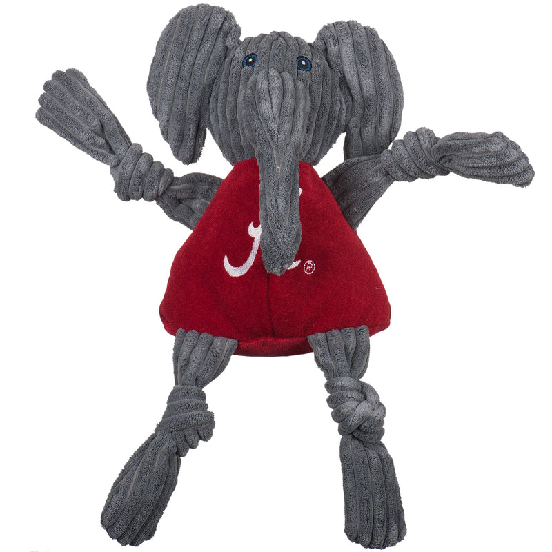 NCAA University of Alabama, Big Al Mascot Knottie® Plush Dog Toy - BIG FRENCHIES