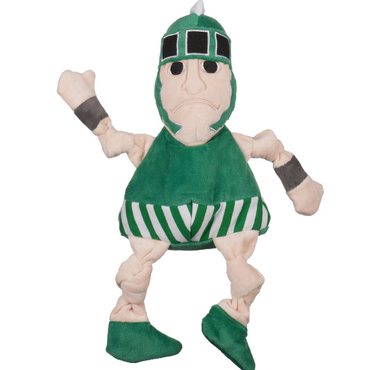 NCAA Michigan State University, Sparty Knottie® Plush Dog Toy - BIG FRENCHIES