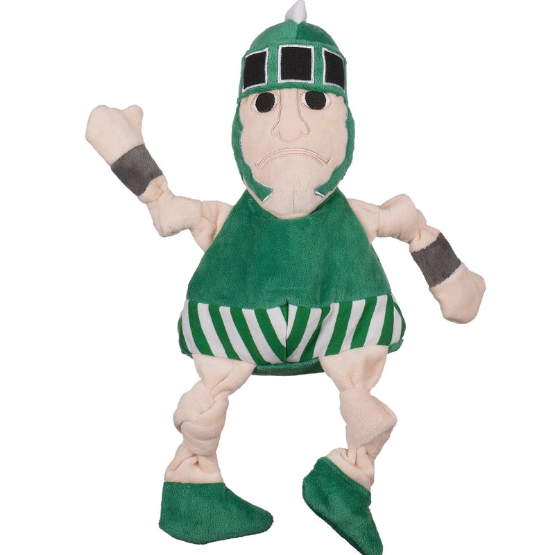 NCAA Michigan State University, Sparty Knottie® Plush Dog Toy - BIG FRENCHIES