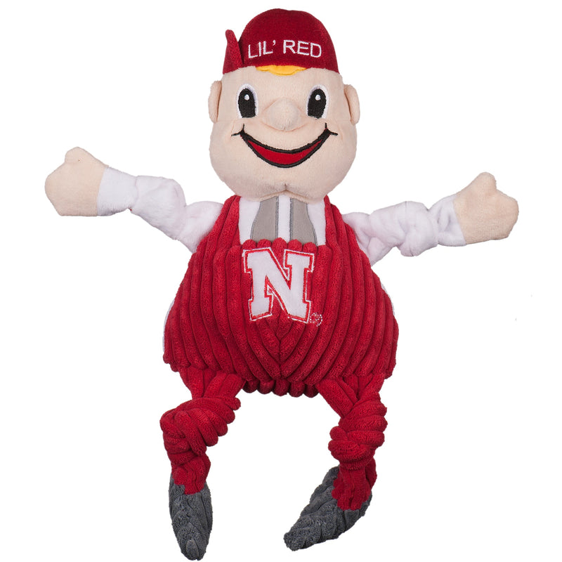 NCAA University of Nebraska, Lil Red Knottie® Plush Dog Toy - BIG FRENCHIES