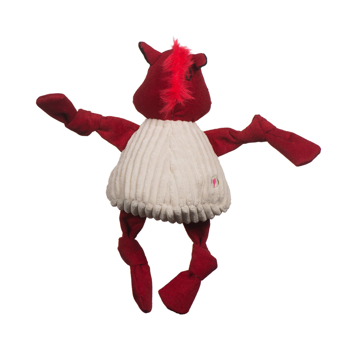 NCAA University of Arkansas, Tusk the Razorback Knottie® Plush Dog Toy - BIG FRENCHIES