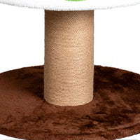 59in Large Tall Christmas Tree Cat Tower with 2 Cat Condos & Scratching Post, Soft Fleece Cat Tree with Teaser Toy & Stu