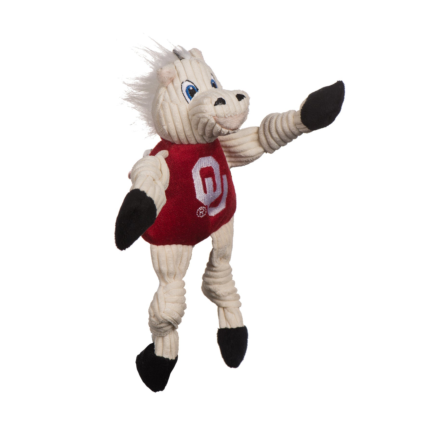 NCAA University of Oklahoma, Sooner Knottie® Plush Dog Toy - BIG FRENCHIES