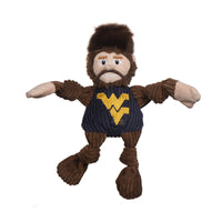 NCAA West Virginia University, Mountaineer Knottie® Plush Dog Toy - BIG FRENCHIES
