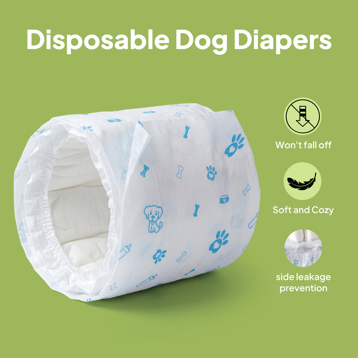 Disposable Male Dog Wraps