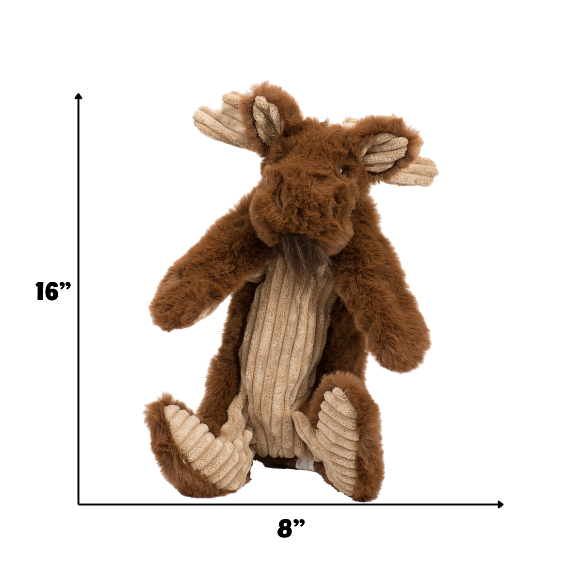 Maple Moose X-Brace™ Durable Plush Dog Toy - BIG FRENCHIES