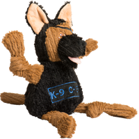 HuggleCause™, Project K-9 Hero, K-9 Chief Knottie® Plush Dog Toy, Large - BIG FRENCHIES