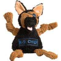 HuggleCause™, Project K-9 Hero, K-9 Chief Knottie® Plush Dog Toy, Large - BIG FRENCHIES