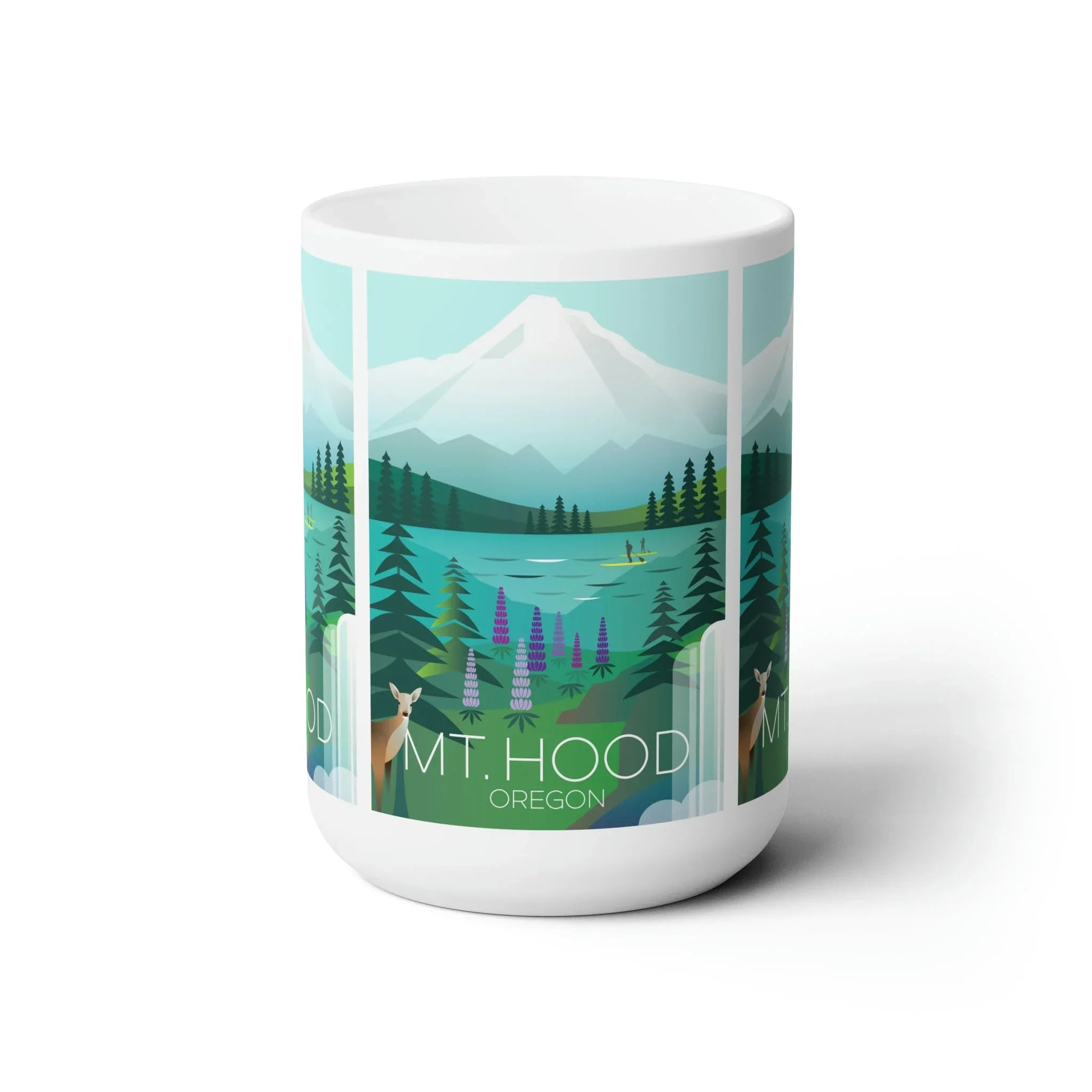 Mount Hood Ceramic Mug 11oz or 15oz - BIG FRENCHIES